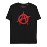 Anarchy Red Unisex Organic Cotton T-shirt