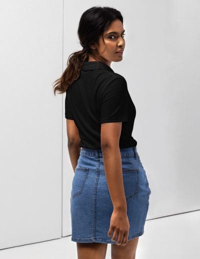 Anarchy Red Anarchist Symbol Women’s Pique Polo Shirt