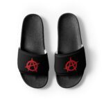 Anarchy Red Anarchist Symbol Women's Slides