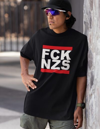 FCK NZS Fuck Nazis Unisex Organic Cotton T-shirt