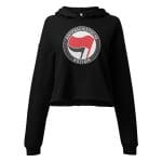 Antifaschistische Aktion Flag Crop Hoodie