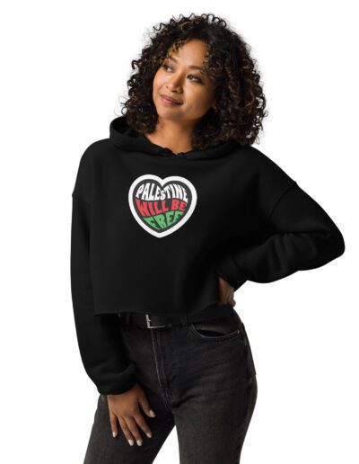 Palestine Will Be Free Crop Hoodie