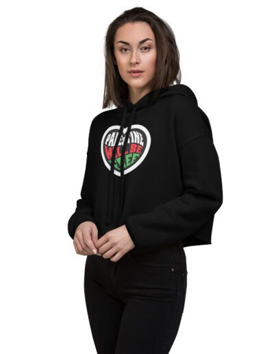 Palestine Will Be Free Crop Hoodie