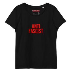 Anti-Fascist Red Women's Organic T-shirt