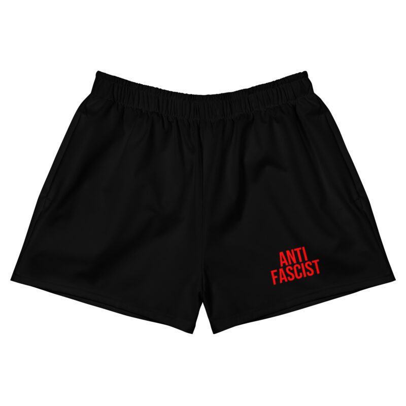 Anti-Fascist Red Women's Recycled Shorts