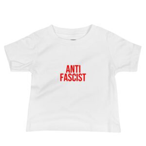 Anti-Fascist Red Baby T-shirt