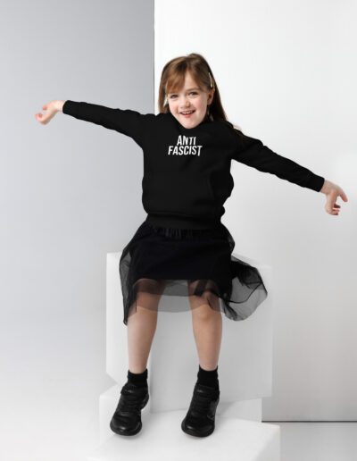 Anti-Fascist Kids Organic Hoodie