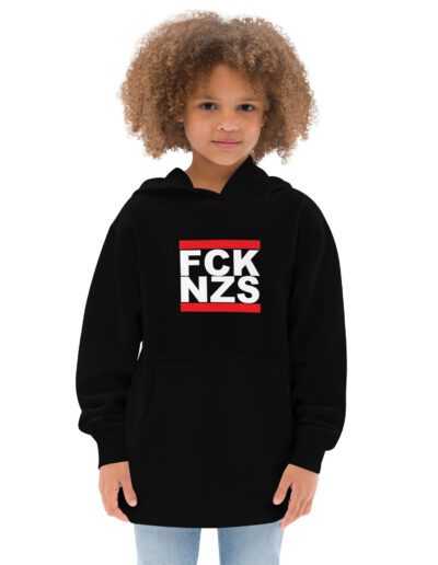 FCK NZS Antifa Kids Fleece Hoodie