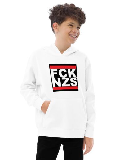 FCK NZS Antifa Kids Fleece Hoodie