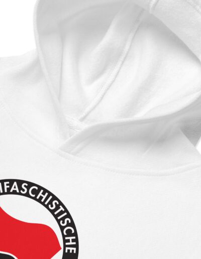 Antifa Antifaschistische Aktion Flag Kids Fleece Hoodie