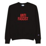 Anti-Fascist Red Champion Sweatshirt