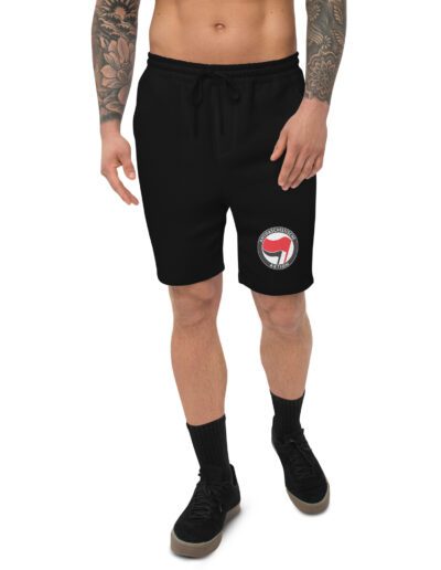 Antifa Antifaschistische Aktion Flag Men's Fleece Shorts