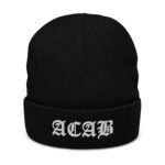 ACAB All Cops Are Bastards Recycled Cuffed Beanie