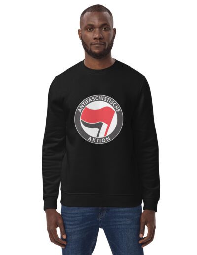 Antifa Antifaschistische Aktion Flag Unisex Organic Sweatshirt