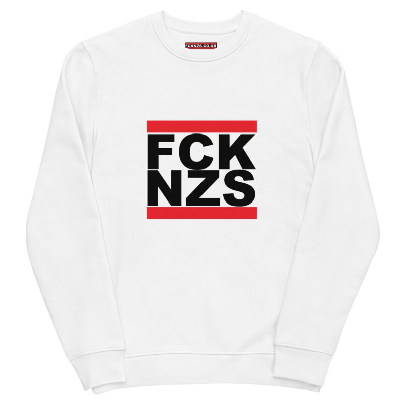 FCK NZS Black Unisex Organic Sweatshirt