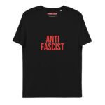 Antifascist Red Unisex Organic Cotton T-shirt