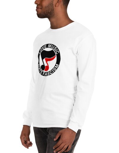 Love Music Hate Fascism Long Sleeve Shirt