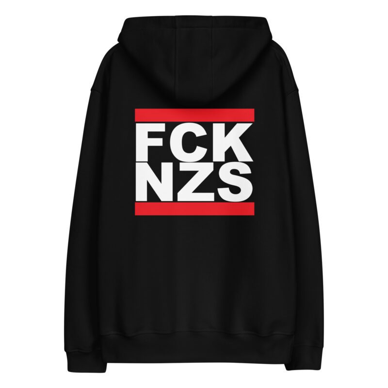 FCK NZS Antifa Back Print Premium Eco Hoodie