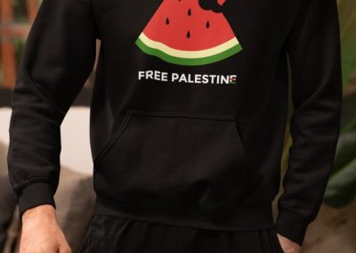 Free Palestine Watermelon Unisex Hoodie