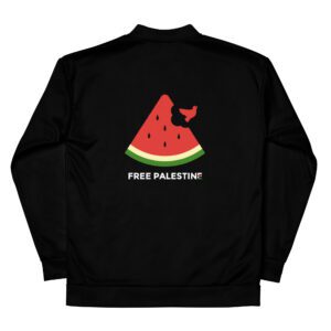 Free Palestine Watermelon Bomber Jacket