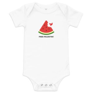 Free Palestine Watermelon Baby One Piece