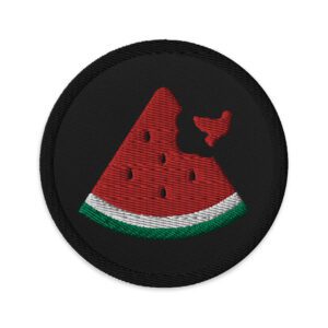 Free Palestine Watermelon Embroidered Patches