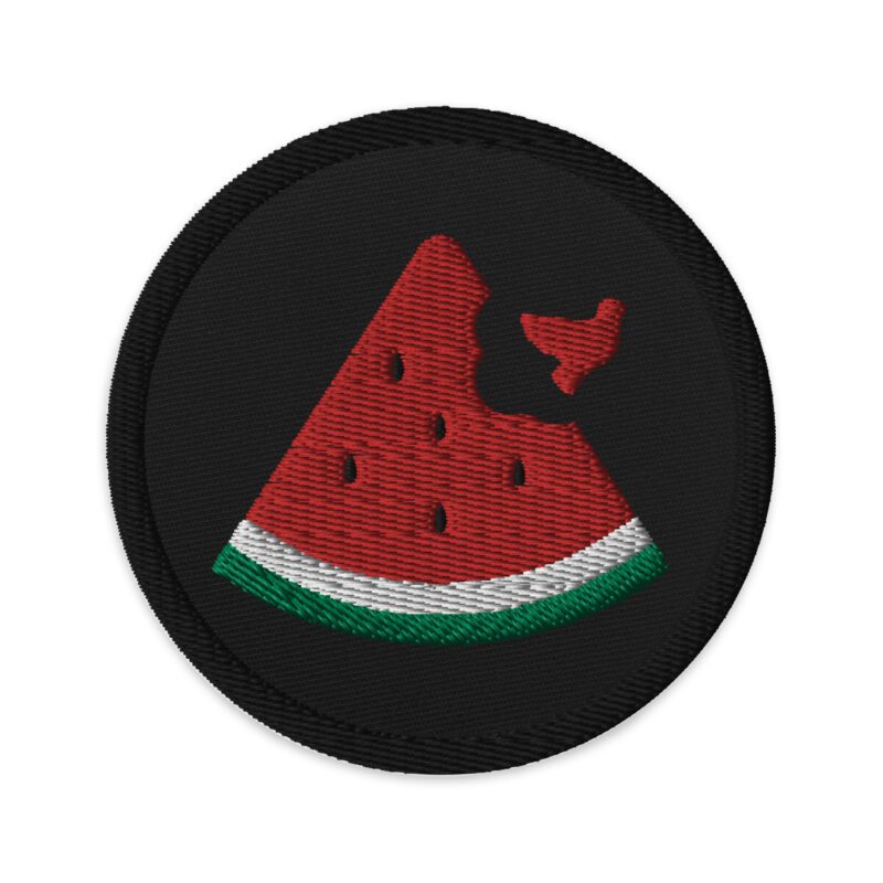 Free Palestine Watermelon Embroidered Patches