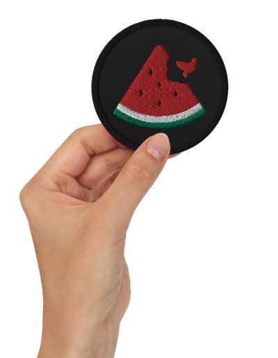 Free Palestine Watermelon Embroidered Patches