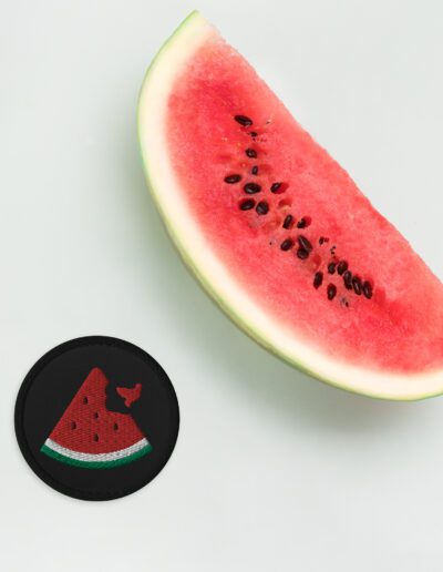 Free Palestine Watermelon Embroidered Patches