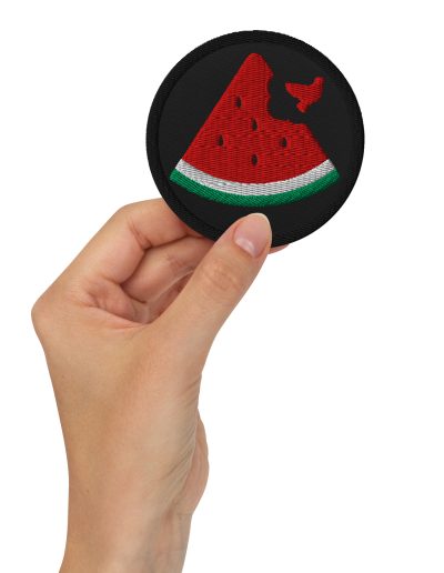 Free Palestine Watermelon Embroidered Patch