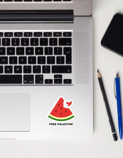 Free Palestine Watermelon Bubble-free Stickers