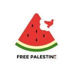 Free Palestine Watermelon Kiss-Cut Stickers