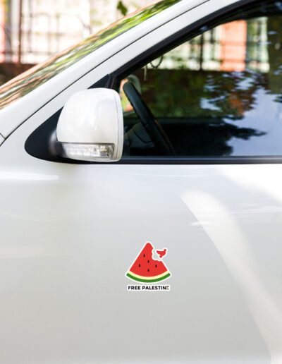 Free Palestine Watermelon Bubble-free Stickers