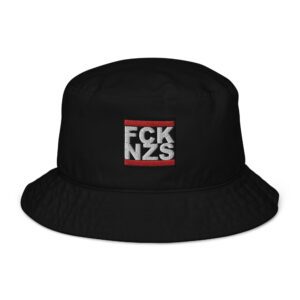 FCK NZS Fuck Nazis Organic Bucket Hat