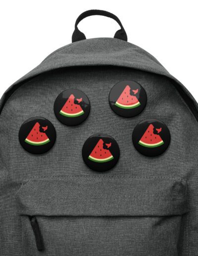 Free Palestine Watermelon Set of Pin buttons