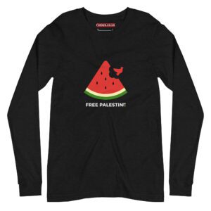 Free Palestine Watermelon Unisex Long Sleeve T-shirt