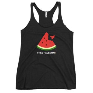 Free Palestine Watermelon Women's Racerback Tank Vest