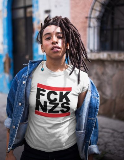 FCK NZS Black Font Unisex Organic Cotton T-shirt