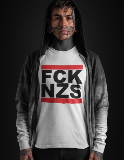 FCK NZS Black Font Unisex Organic Cotton T-shirt