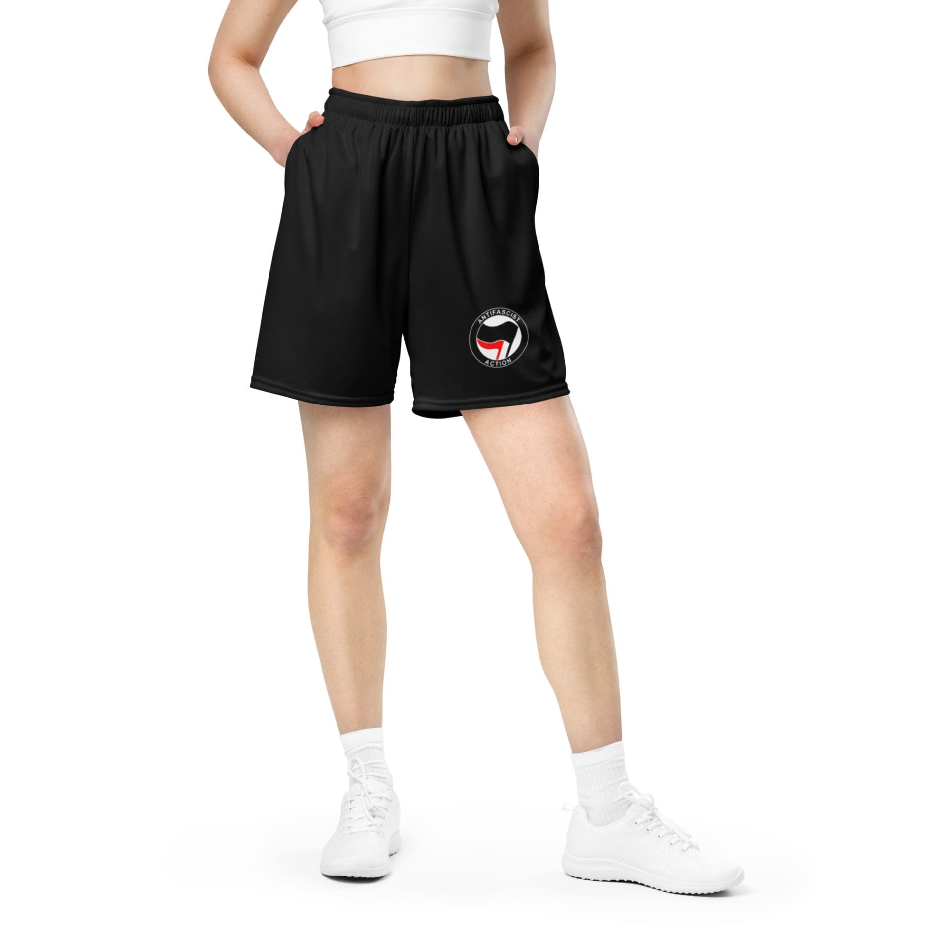 Antifascist Action Unisex Mesh Shorts