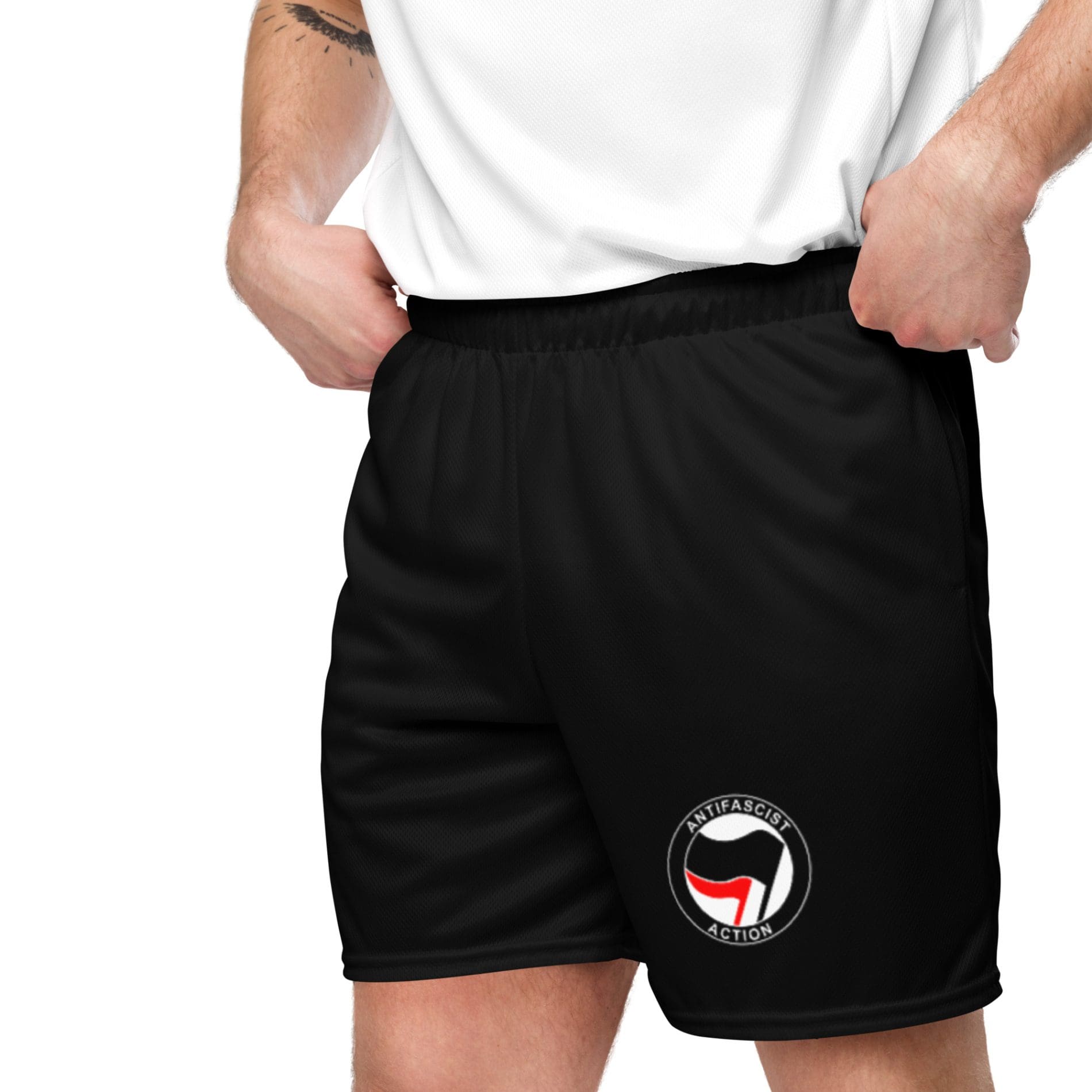 Antifascist Action Unisex Mesh Shorts