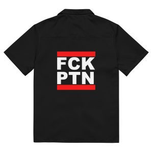 FCK PTN Fuck Putin Unisex Button Shirt