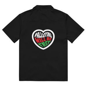 Palestine Will Be Free Unisex Button Shirt