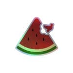 Free Palestine Watermelon Holographic Stickers