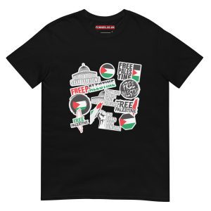Free Palestine Stickers Unisex T-Shirt