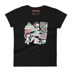 Free Palestine Stickers Women's T-shirt