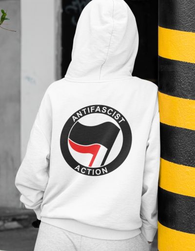 Antifascist Action Unisex Heavy Blend Zip Hoodie