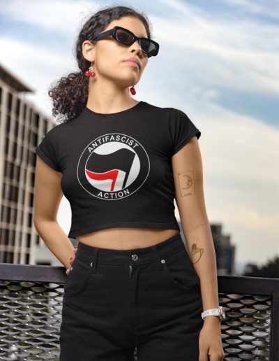 Antifascist Action Women’s Crop Top