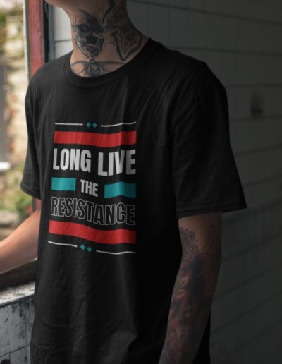 Long Live the Resistance Unisex Organic Cotton T-shirt