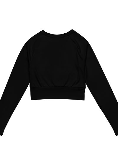 Antifascist Action Recycled Long-sleeve Crop Top